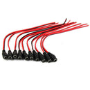 10x 5.5*2.1mm Female DC Power Plug Connector CCTV Pigtail CABLE Jack 12V FSJBTOC