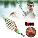 5 Pcs Wire Method Carp Fishing Feeder Swim Feeders Spring Feeder Lead Sinker