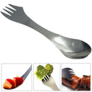 3 in 1 Stainless Fork Spoon Spork Cutlery Utensil Combo Kitchen Outdoor Picnic