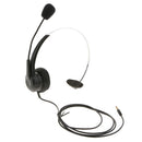 Monaural Call Center Telephone Headset Noise Cancelling Headphone with Mic,