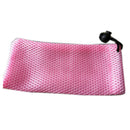 2 Pouches Sunglasses Soft Cloth Dust Cleaning Optical Glasses Portable Bag OA3C