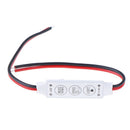 Mini 3Key 12V Single Color LED Brightness Dimmer Controll Switch For Strip Lig..