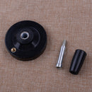 Black 63mm M6 fits for Lathe Milling Machine Hand Wheel w/ Revolving Handle Grip