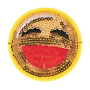 6pcs/set Embroidery Sequined Patches Smile Face Iron On Patches AppliqueME