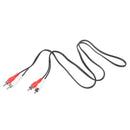 2RCA Male to 2RCA Male Audio Cable Fr Laptop HDTV DVD VCD AmpliS Hn