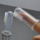 Cat Dog Oral Care Massager Toothbrush Soft PLASTIC Finger Brush O2J9