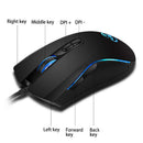 Hxsj 3200Dpi 7 Buttons 7 Colors Led Optical Usb Wired Mouse Gamer Mice Comp O4O9