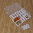 24 Slots Transparent Plastic Fishing Lure Box Fishing Tackle Storage Box