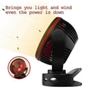Portable Desk Fan with 4 Speed Adjustable USB Rechargeable Battery Powered
