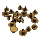 10Pcs Belt Screw Rivets Stud Head Leather Craft Chicago Nail for Wallet Bag