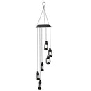 Retro Solar Color Changing LED Shell Wind Chimes Home Garden Yard Light Lamp