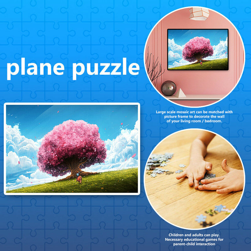 1000pcs Assembly Cherry Tree Jigsaws Picture Puzzles for Adults Children