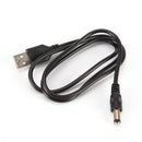 2pcs USB to DC5.5 * 2.1mm Power Cord USB to DC5.5 DC Cable Copper Charging L Ew