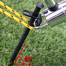 Heavy Duty Camping Black Steel Metal Canopy Stakes Nail Pegs Ground W6N6