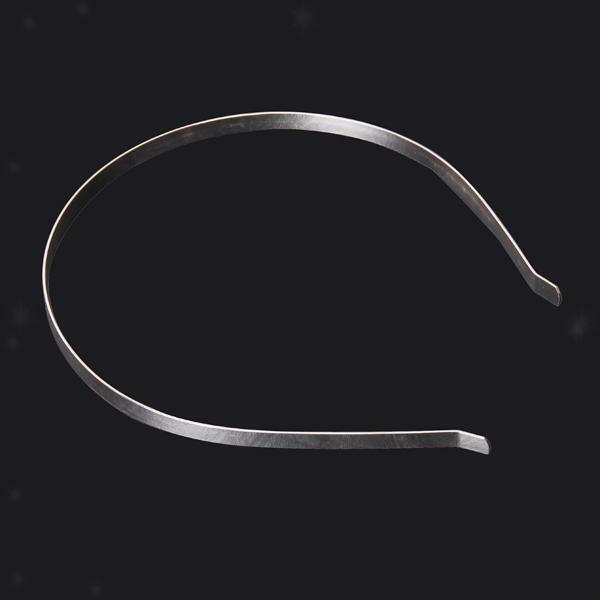 10pcs 6mm Blank Plain Metal Headbands Hair Band Hair Accessories DIY Craft
