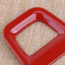 Red Dashboard Storage Box Open Handle Cover Trim Fit For Jeep Cherokee 2014-2019