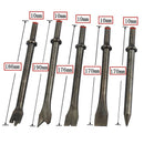 6 Pcs Heavy Duty Smoothing Pneumatic Air Hammer Pneumatic Chisel Bits Tools