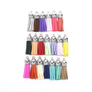 20x Mixed Leather Tassels Earrings Charm Pendant DIY Jewelry Making FindingsJR