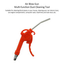 12pcs Air Blow Gun Red Plastic Handle Angled Bent Nozzle Air Duster Bl QNA