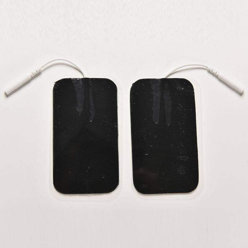 2X 100x50mm Reusable Large Electrode Self Adhesive Pads For Tens EMS Machine  BX