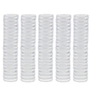 400pcs 19mm Plastic Transparent Round Coin Case Holder Capsules Container