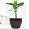 Retro Barrel Planter Indoor Outdoor Flower Pot Plant Pot for Home Office Cafe