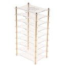 Clear Acrylic Cluster Case 8 Layer Shelf Stack For Raspberry Pi 3/2 B and B+