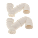 Expandable & Flexible P-trap with S-shaped PVC Pipe 50x3.5x98mm
