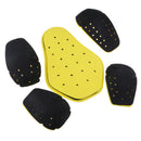 2 Sets EVA Shoulder / Back / Elbow Protectors Insert Pads Kit Racing Armour