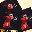 Halloween Trick or Treat Black Flag Door Banner Porch Sign Party Prop Decor New