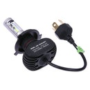 2pcs H4 50W Car LED Headlamp Vehicle Driving Headlight Front Fog Light Bulb