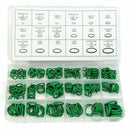 Rubber 270pcs Set Car Air Conditioning Refrigerant A/C Trim Repair O-Ring Seal&M