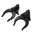 2 Pieces Black Plastic Oar Lock Rowlocks For Boat/Marine/Kayak/Canoe/Sailing