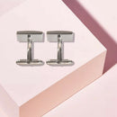 1 Pair Modern Square Flower pattern Cufflinks For Mens Shirt