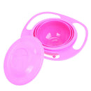 Baby Kids Feeding Dish Gyro Bowl Universal 360 Rotate Spill-Proof Bowl Plate