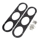 2Pcs Universal Aluminium Car Rear Bumper Race Air Diversion Diffuser Pan OZ