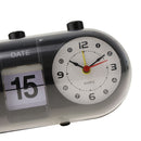 Creative Manual Flip Clock Simple Desk Down Page Clocks Table Clock-Black