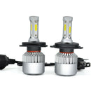 2x S2 H4 5600Lm Cob Car Led Headlight Bulbs Fog Lamp 6500K Z5K7