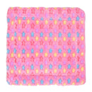Dog Cat Blanket Pet Cushion Bed Soft Velvet Winter Warm Sleep Mat(Pink M)