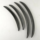 4x Carbon Fiber Fender Flares Arch-Wheel Eyebrows Protector Strip 25cm+32cm