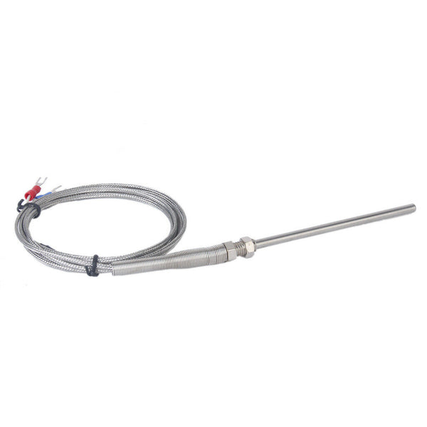 Spade K-Type Temperature Sensor Thermocouple Sensor Probe Wire L=100mm 2m