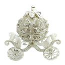 Metal Hollow Crystal Jewelry Trinket Box Craft Wedding Favor Gift Home Decor