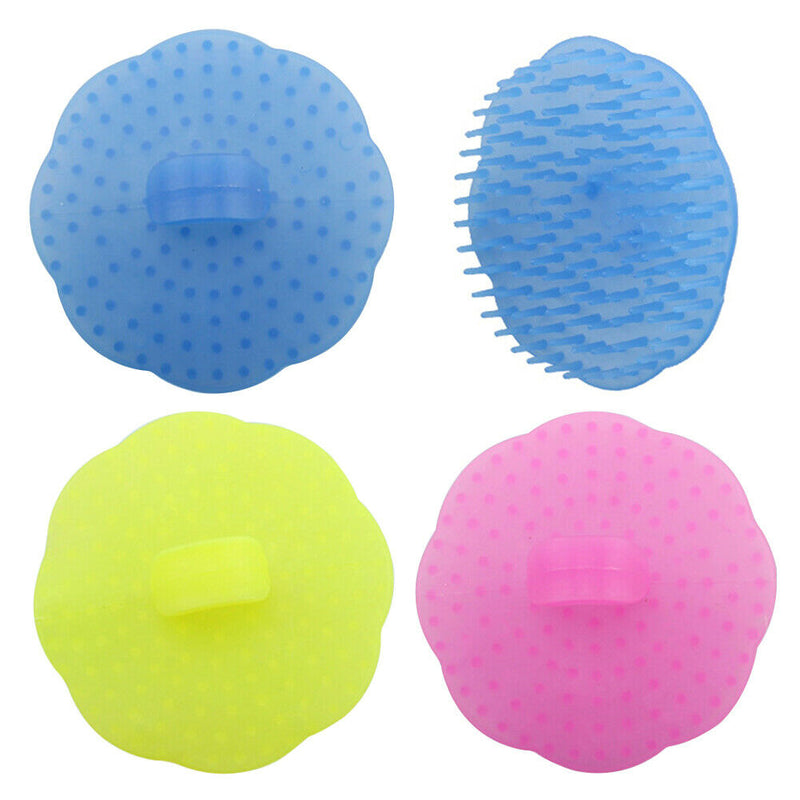 Home Bathroom Easy Grip Hair Scalp Massager Shampoo Comb Cleaning Brush Dry Wet