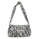 Fashion Animal Zebra Printed Clutches Purse Travel Street Underarm Shoulder Bags