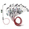 20Pcs Painted LED Lamppost Wire Courtyard Lights 1/200 HO for Roadway Scene