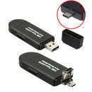 High-speed USB2.0 Type C/micro USB/USB 3 In 1 OTG Card Reader For OTG BX
