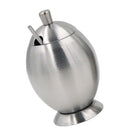 Seasoning Bowl Spice Storage Container Condiment Jars with Spoon Stainless