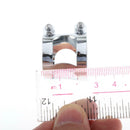 Professional Alto E-flat Saxophone Mouthpiece Ligature Double Screws Adjust
