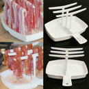 Microwave Bacon Rack Hanger Cooker Tray For Cook Bar F3Q7 Meal Breakfast N7M5