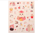 8 Sheets Cute Cat Album Scrapbook Calendar Diary Planner Stickers Decoration ME